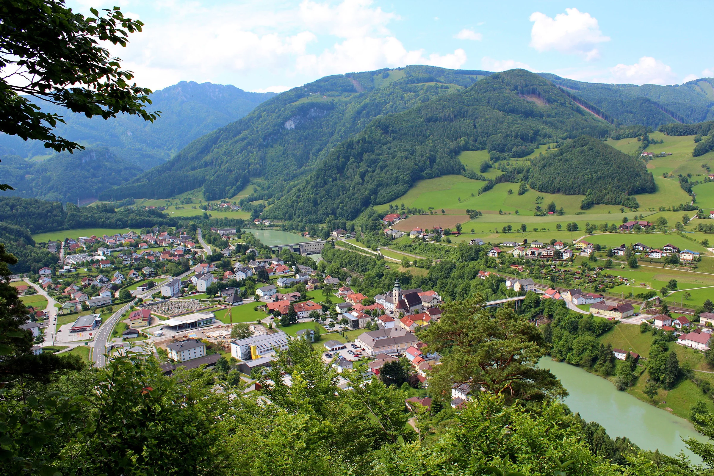 Luftaufnahme Stadt/Gemeinde